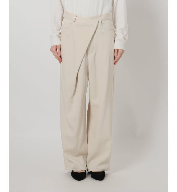 FRAMeWORK「カルゼラップパンツ」|スラックス|