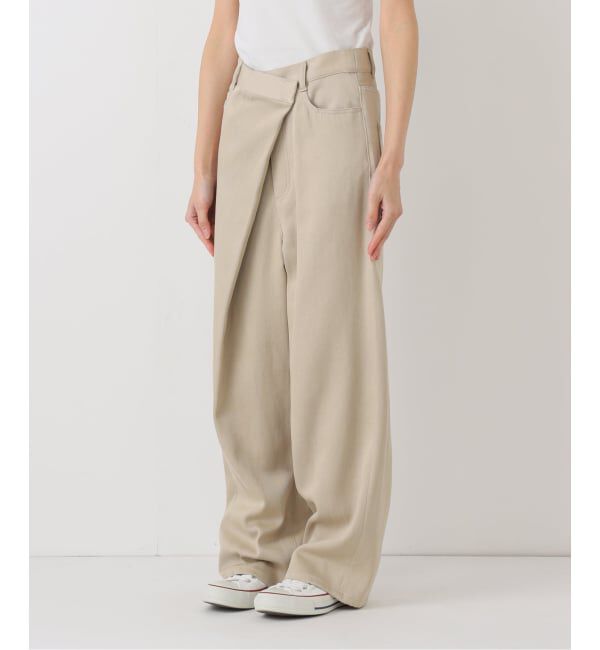 FRAMeWORK「カルゼラップパンツ」|スラックス|