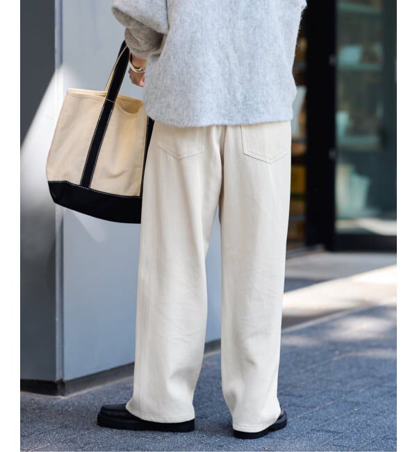 FRAMeWORK「カルゼラップパンツ」|スラックス|