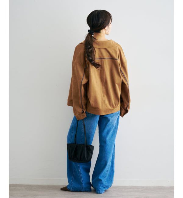 U by SPICK&SPAN「フェイクスエードブルゾン」|その他|