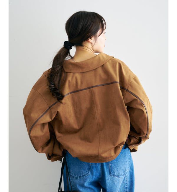 U by SPICK&SPAN「フェイクスエードブルゾン」|その他|