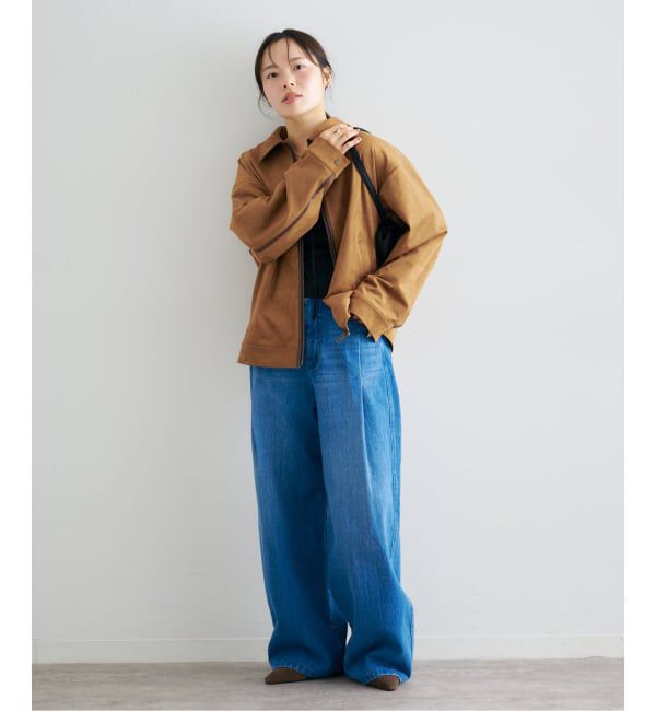 U by SPICK&SPAN「フェイクスエードブルゾン」|その他|