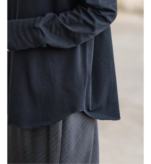 FRAMeWORK「ミニ裏毛ラウンドヘムプルオーバー」|Tシャツ・カットソー|