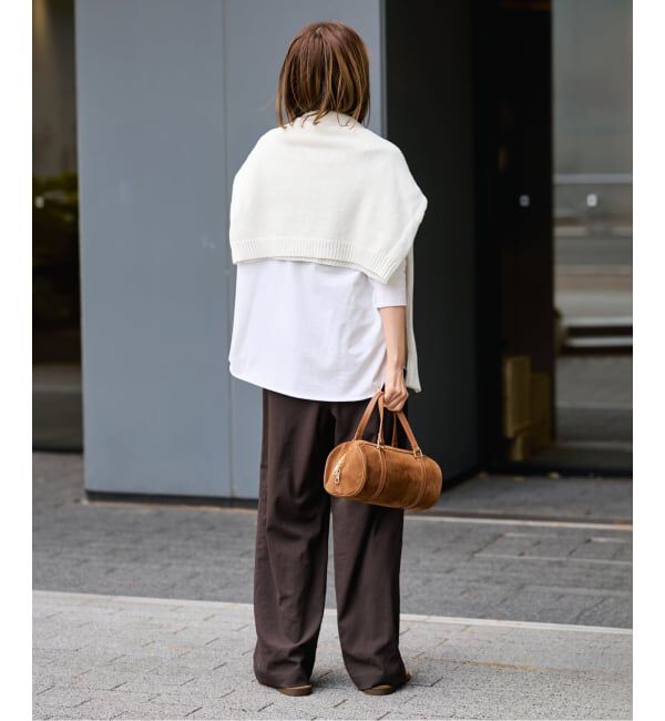 FRAMeWORK「ミニ裏毛ラウンドヘムプルオーバー」|Tシャツ・カットソー|