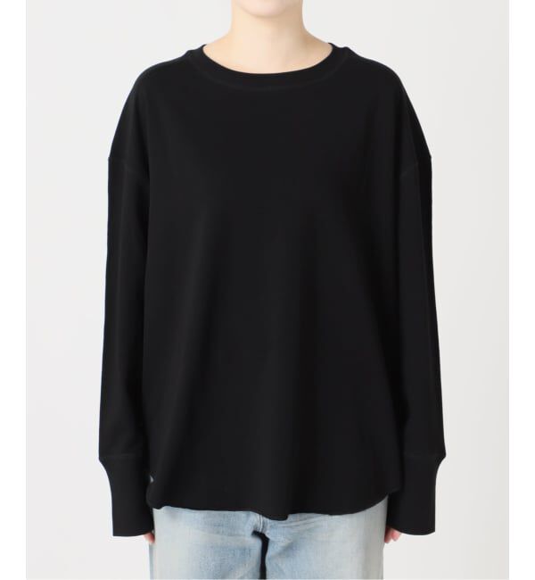 FRAMeWORK「ミニ裏毛ラウンドヘムプルオーバー」|Tシャツ・カットソー|