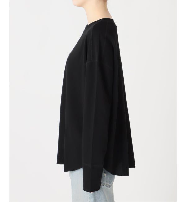 FRAMeWORK「ミニ裏毛ラウンドヘムプルオーバー」|Tシャツ・カットソー|