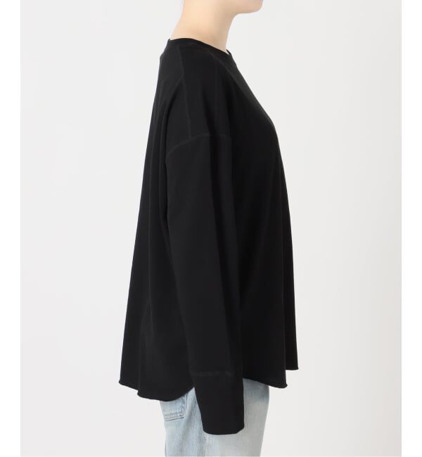 FRAMeWORK「ミニ裏毛ラウンドヘムプルオーバー」|Tシャツ・カットソー|