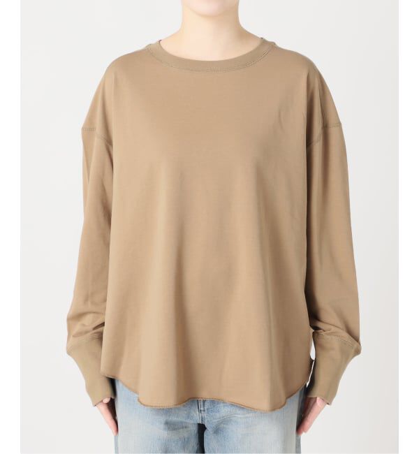 FRAMeWORK「ミニ裏毛ラウンドヘムプルオーバー」|Tシャツ・カットソー|