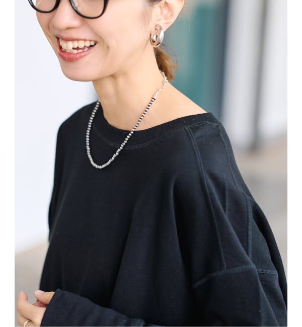 FRAMeWORK「ミニ裏毛ラウンドヘムプルオーバー」|Tシャツ・カットソー|