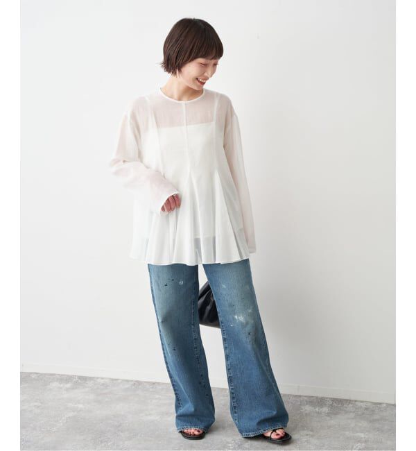 Spick and Span「フレアチュニック」|シャツ・ブラウス|