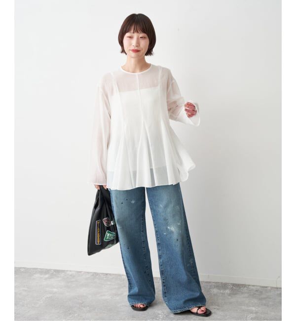 Spick and Span「フレアチュニック」|シャツ・ブラウス|