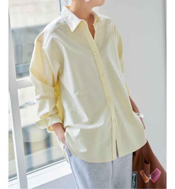Spick and Span「ベーシックオックスシャツ」|シャツ・ブラウス|イエロー