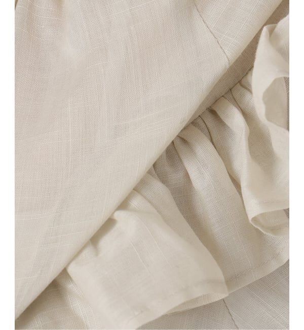 Spick and Span「コットンラミーローンフリルブラウス」|シャツ・ブラウス|