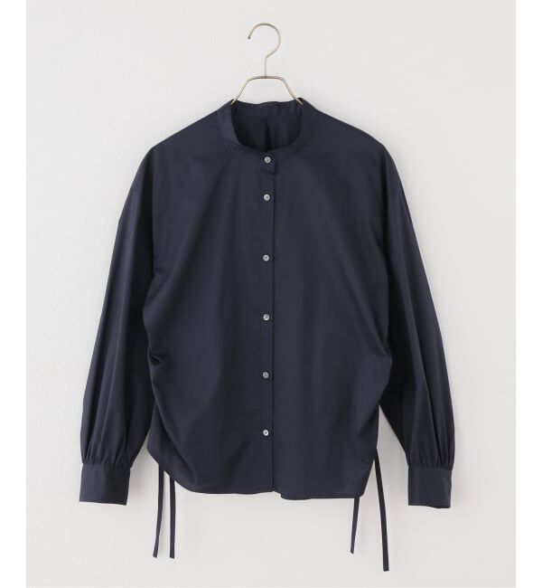 Spick and Span「サイドドロストスタンドカラーブラウス」|シャツ・ブラウス|