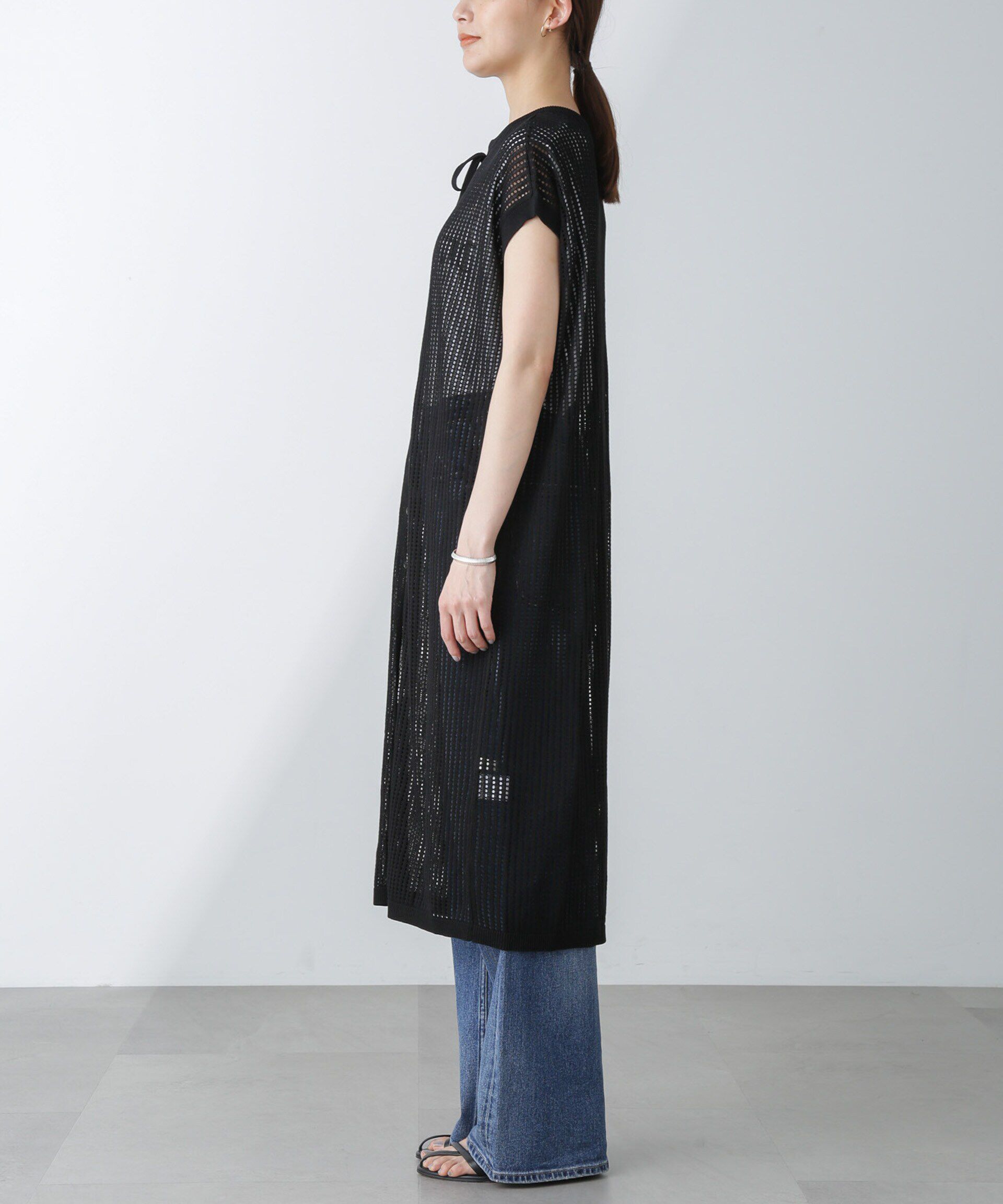 nano･universe「前後2wayメッシュワンピース」|ワンピース|