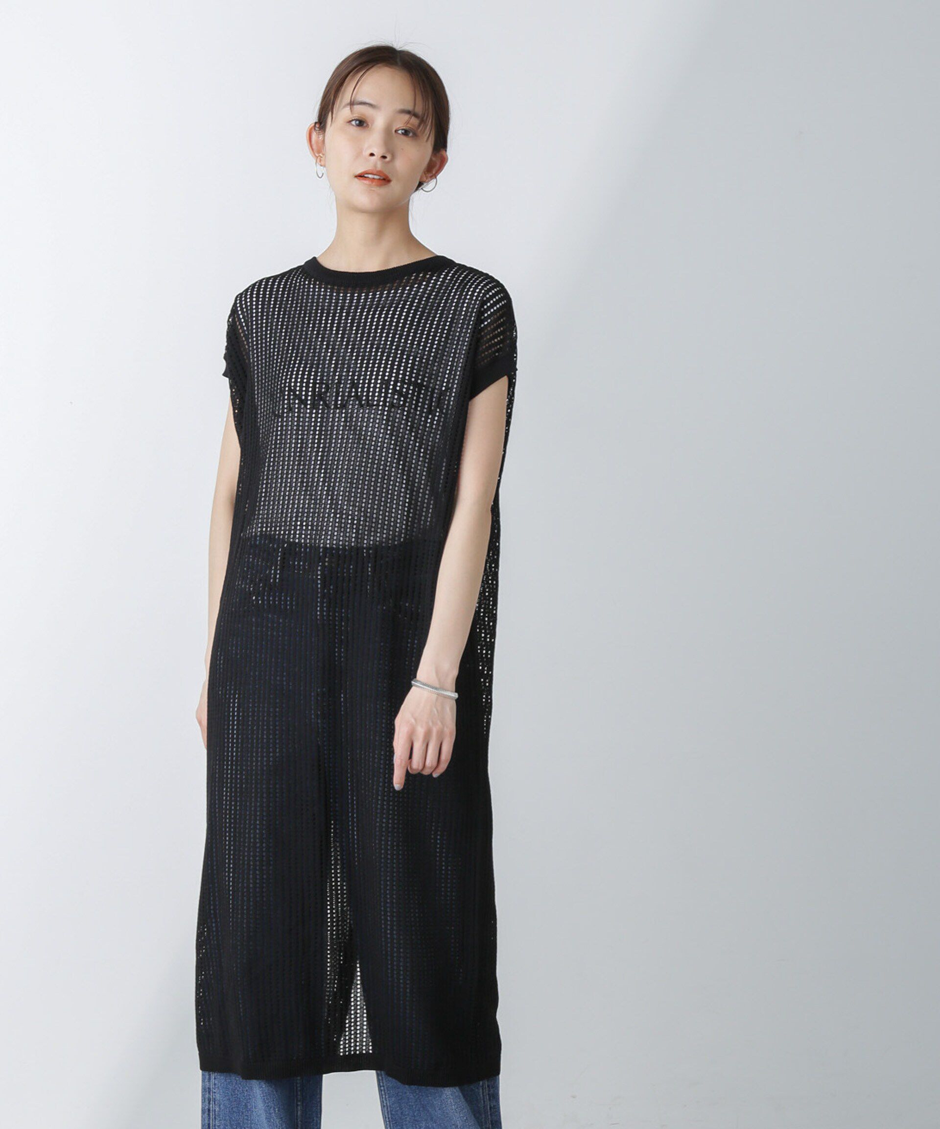 nano･universe「前後2wayメッシュワンピース」|ワンピース|