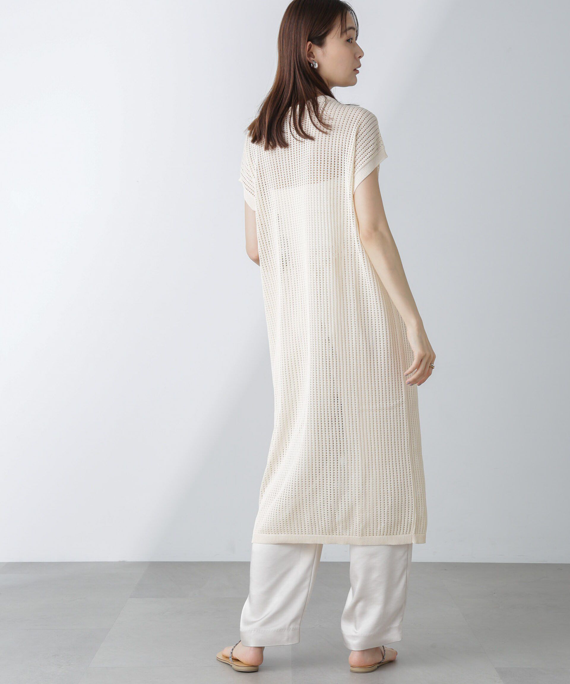 nano･universe「前後2wayメッシュワンピース」|ワンピース|