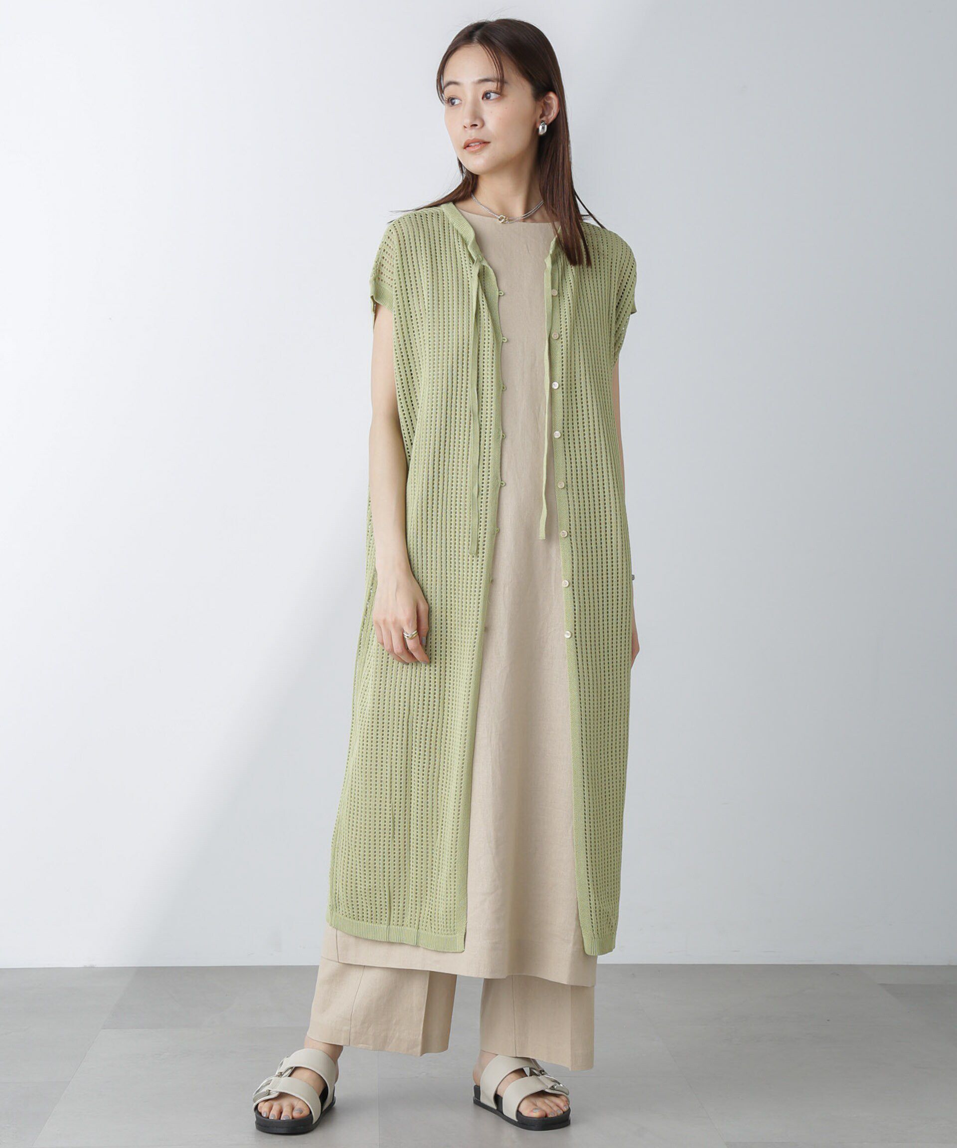 nano･universe「前後2wayメッシュワンピース」|ワンピース|