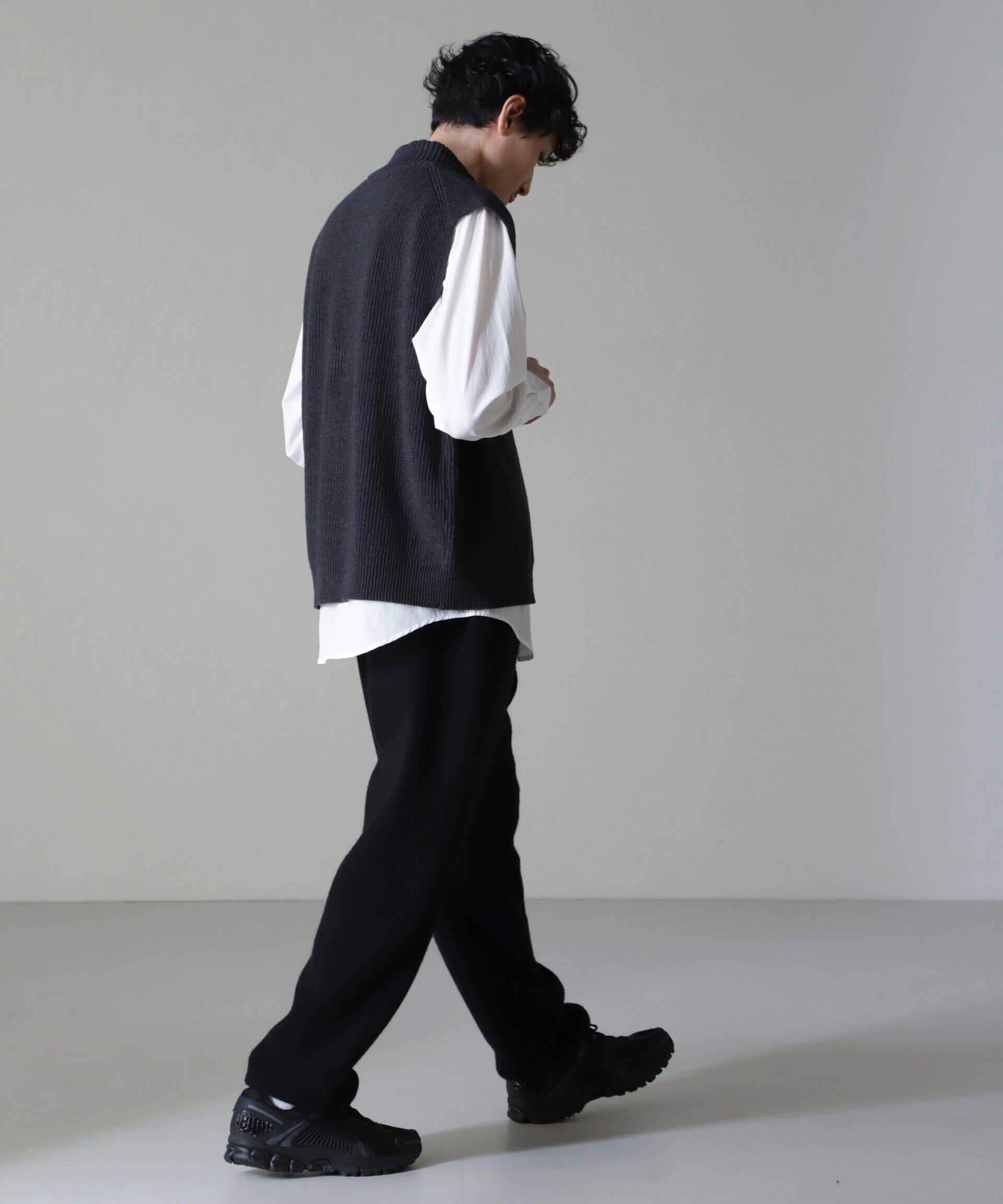 nano･universe「AQUA ウールカシミヤニットパンツ」|ニット・セーター|