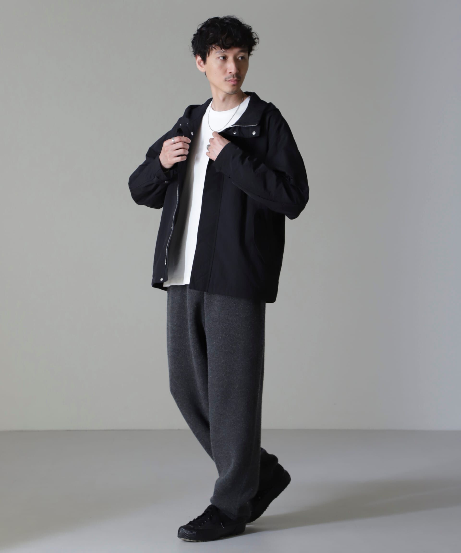 nano･universe「AQUA ウールカシミヤニットパンツ」|ニット・セーター|