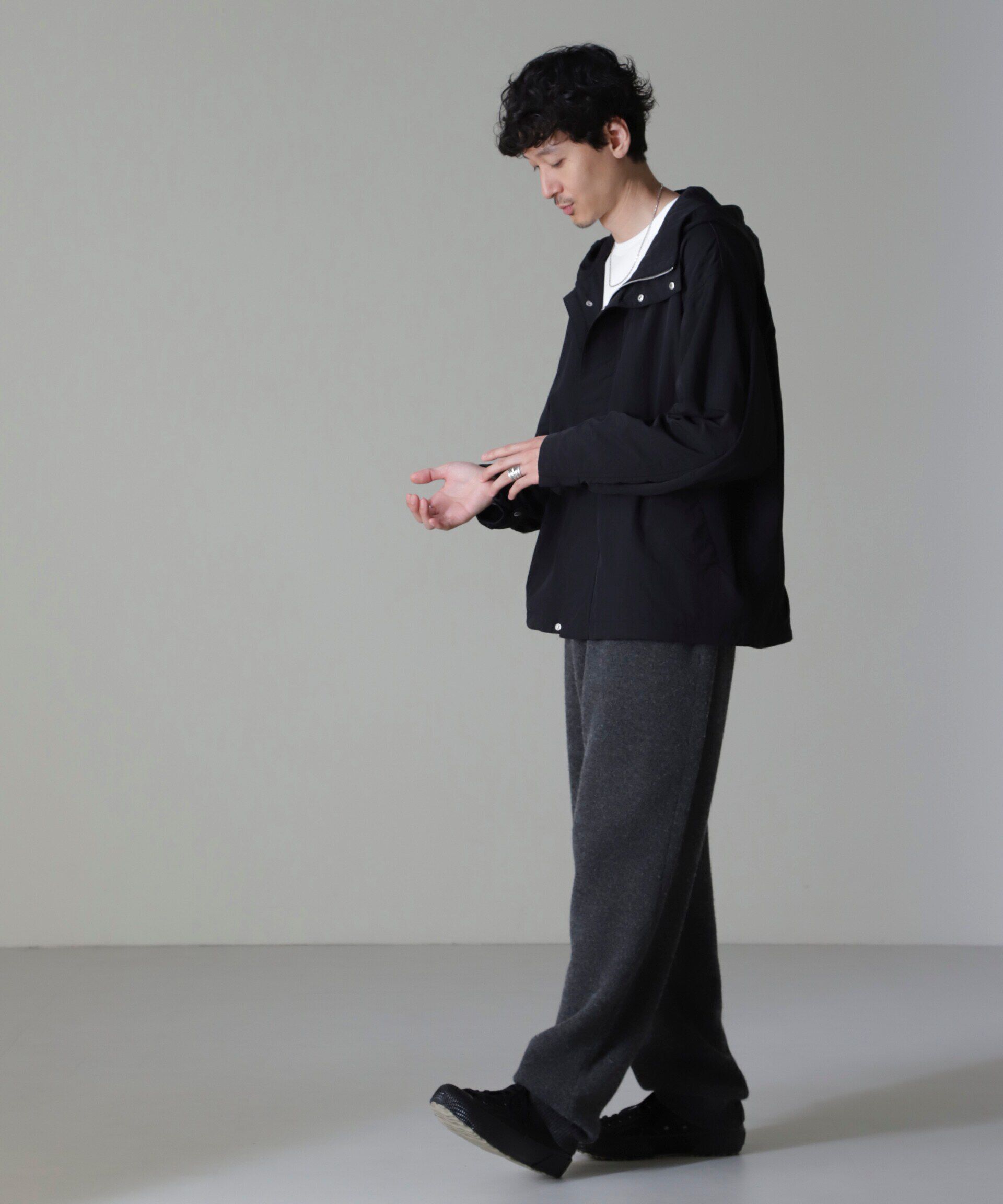 nano･universe「AQUA ウールカシミヤニットパンツ」|ニット・セーター|