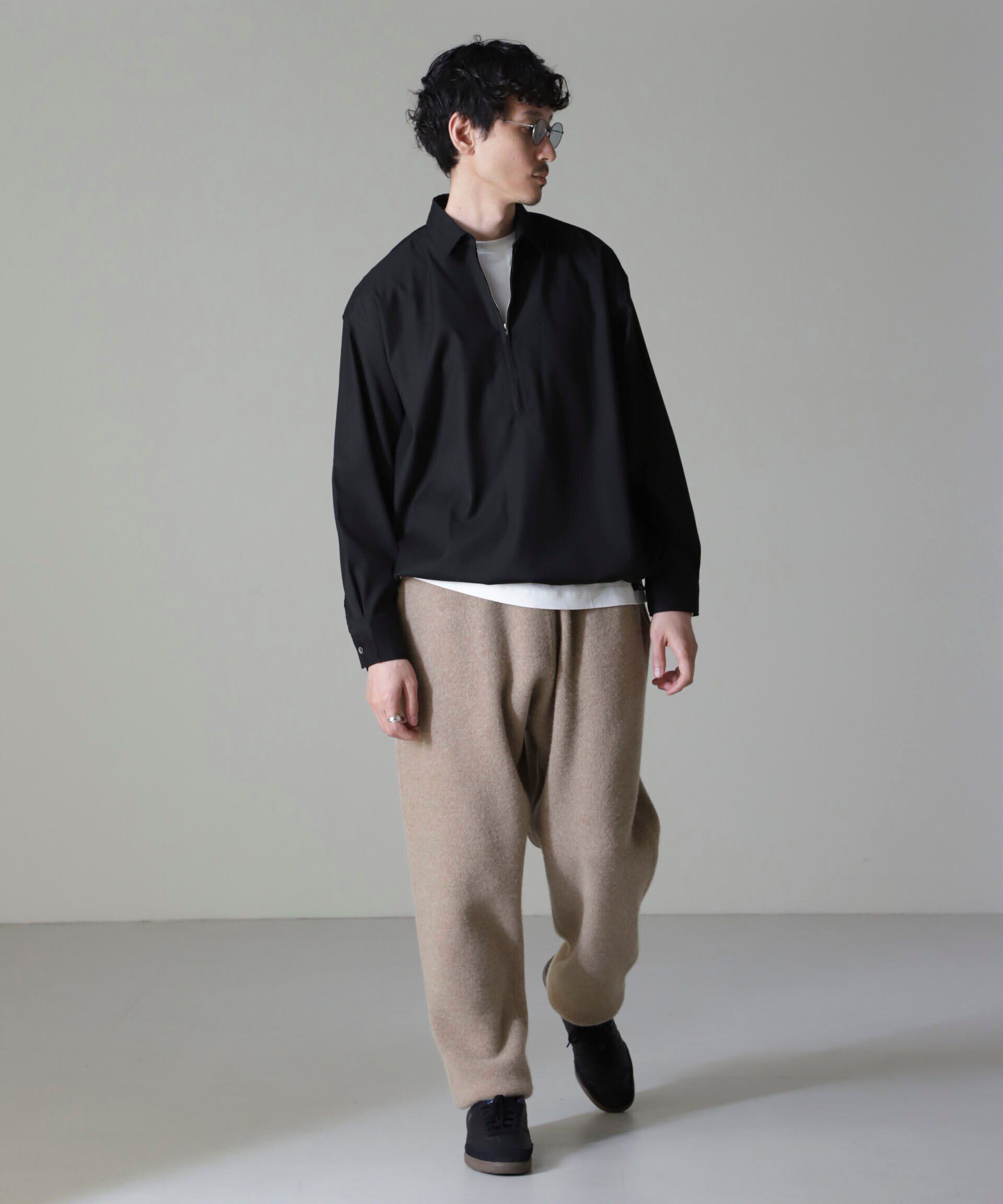 nano･universe「AQUA ウールカシミヤニットパンツ」|ニット・セーター|モカ3