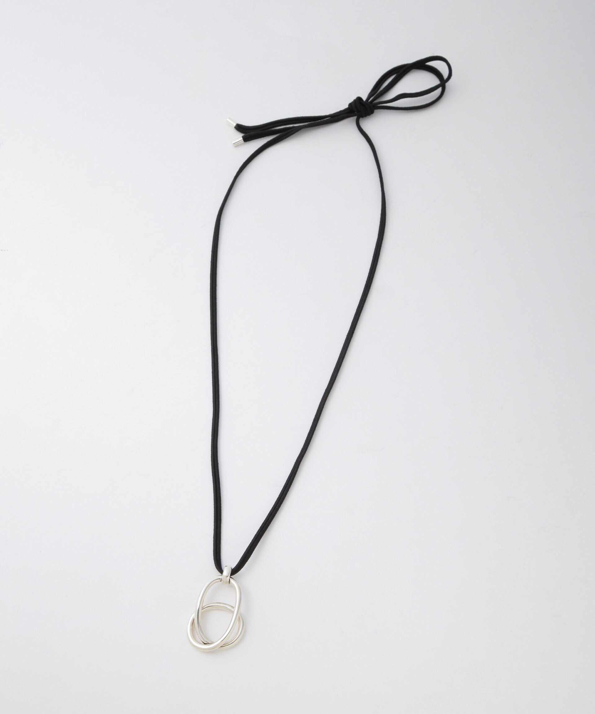NANO universe「PHILIPPE AUDIBERT/Nata long cord necklace シルバー」|ネックレス|