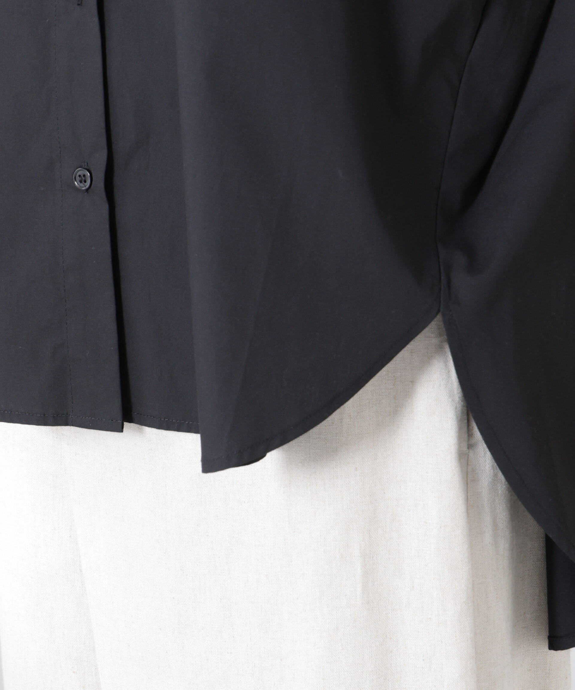 nano･universe「バックギャザーノースリーブブラウス」|シャツ・ブラウス|