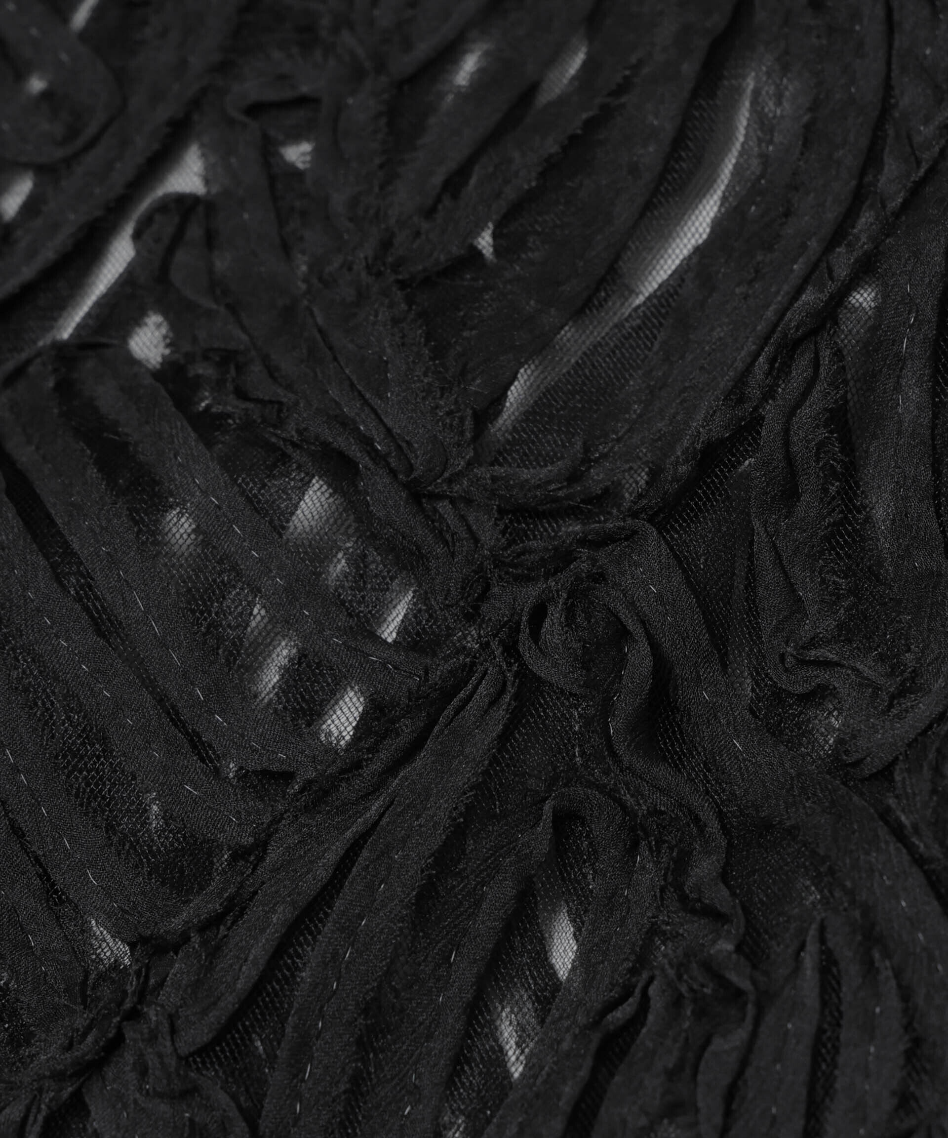 nano･universe「テープ刺繍チュール前後2wayキャミソールビスチェ(セットアップ可)」|シャツ・ブラウス|