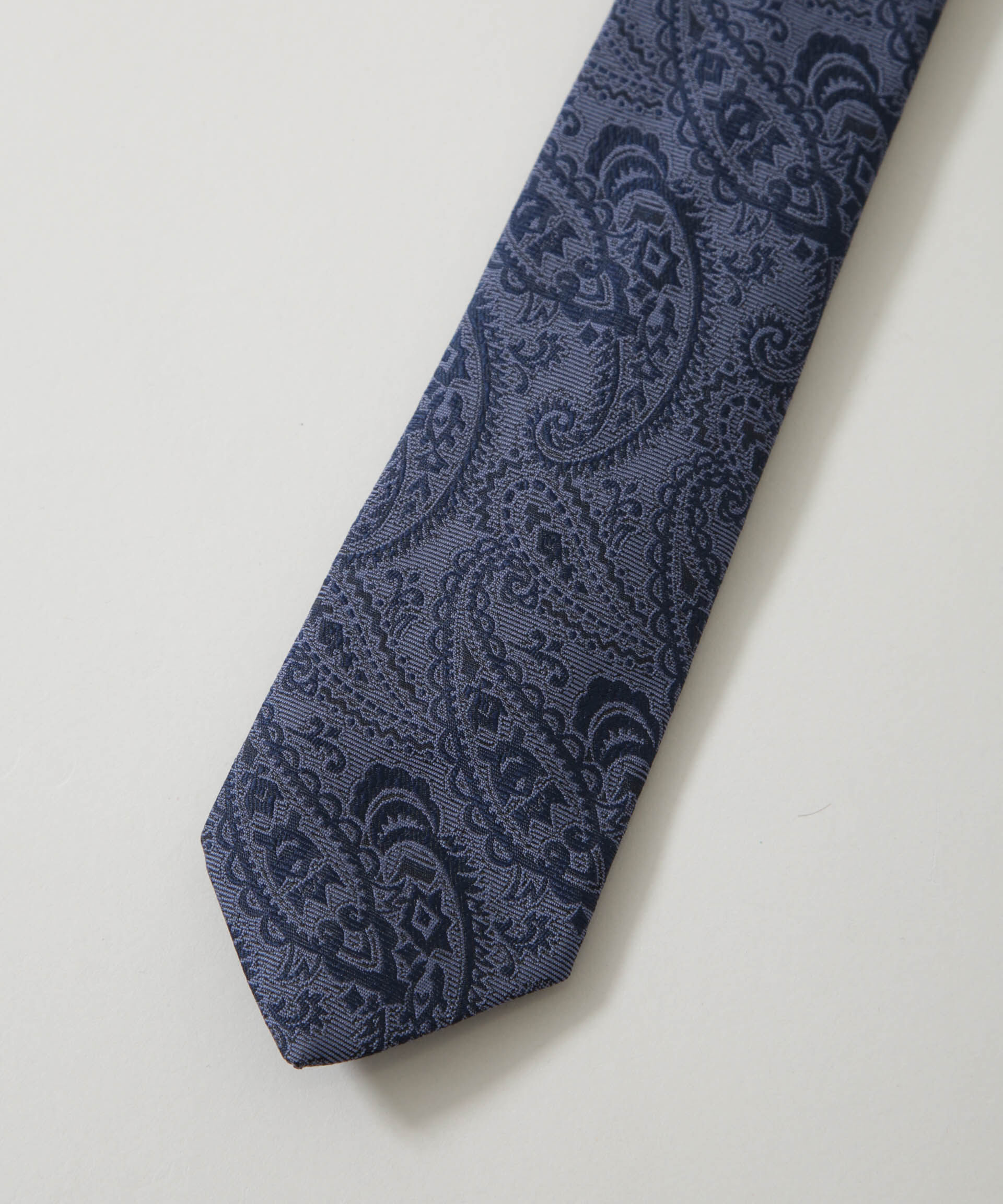 nano･universe「京都西陣ウォッシャブルシャドーペイズリーネクタイ 2」|ネクタイ・蝶ネクタイ|
