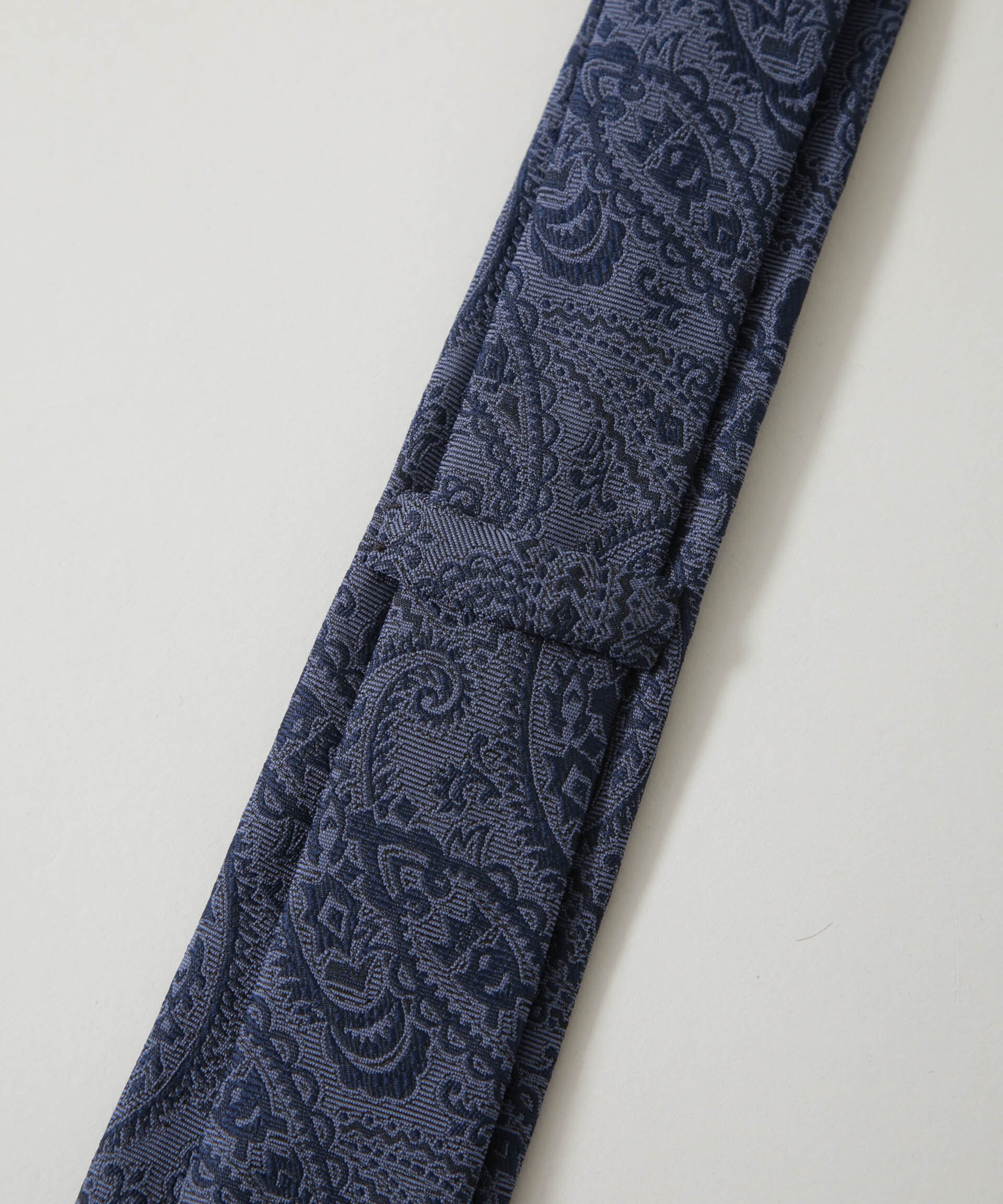 nano･universe「京都西陣ウォッシャブルシャドーペイズリーネクタイ 2」|ネクタイ・蝶ネクタイ|