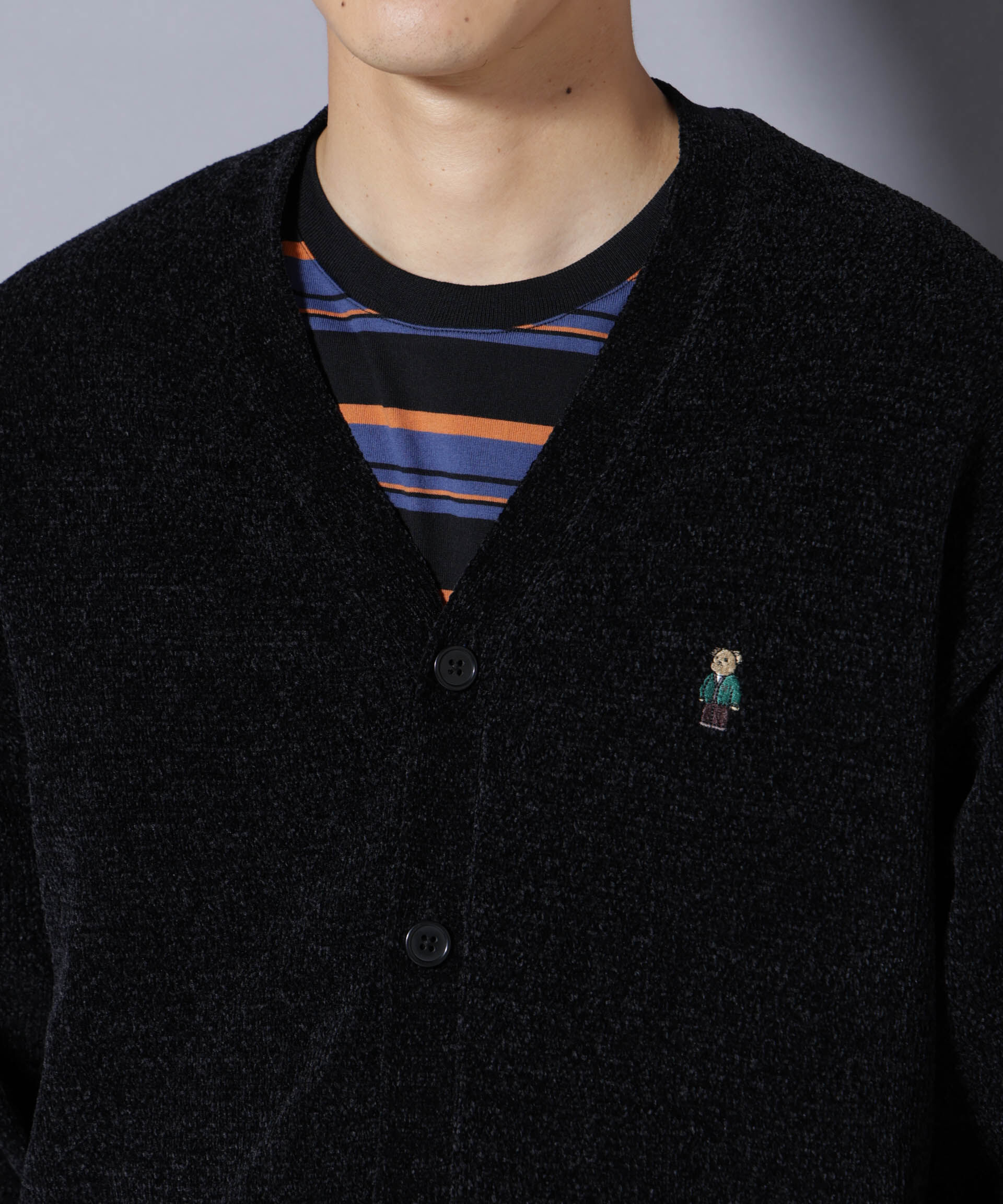 nano･universe「ナノベアモールニットカーディガン」|ニット・セーター|