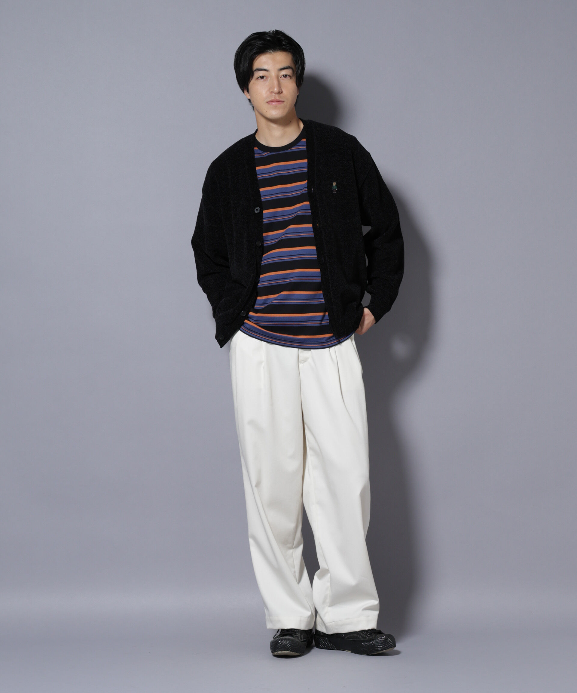 nano･universe「ナノベアモールニットカーディガン」|ニット・セーター|