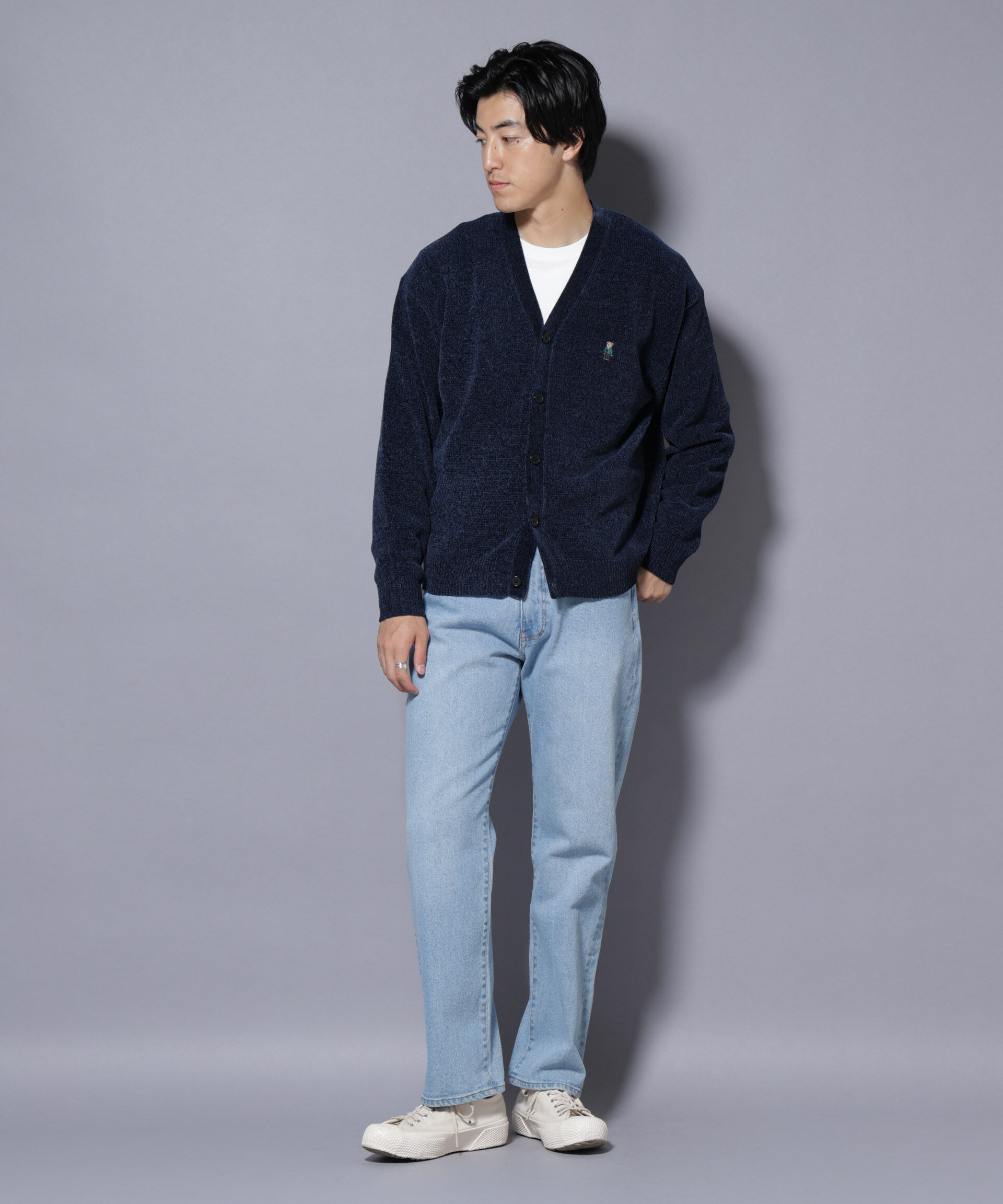 nano･universe「ナノベアモールニットカーディガン」|ニット・セーター|