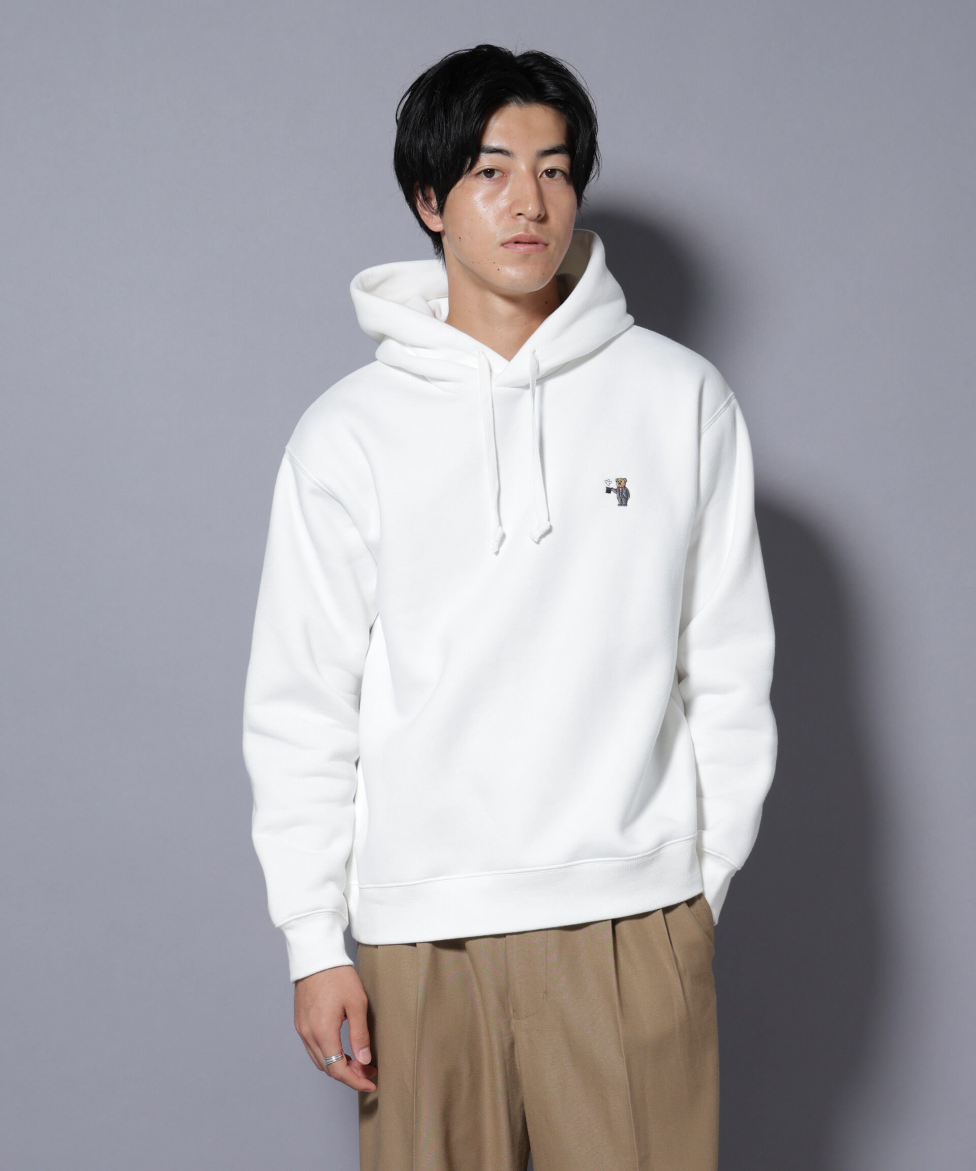 nano･universe「ナノベア 裏起毛フーディー サーカス」|Tシャツ・カットソー|パターン1