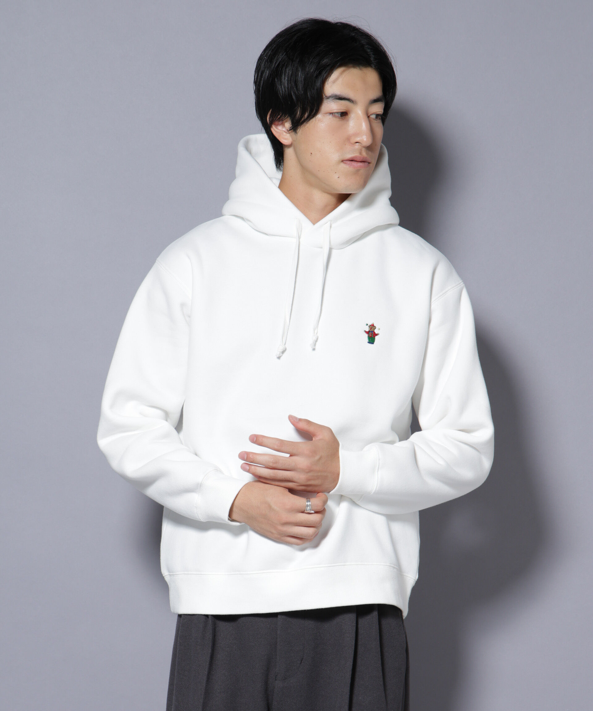 nano･universe「ナノベア 裏起毛フーディー サーカス」|Tシャツ・カットソー|