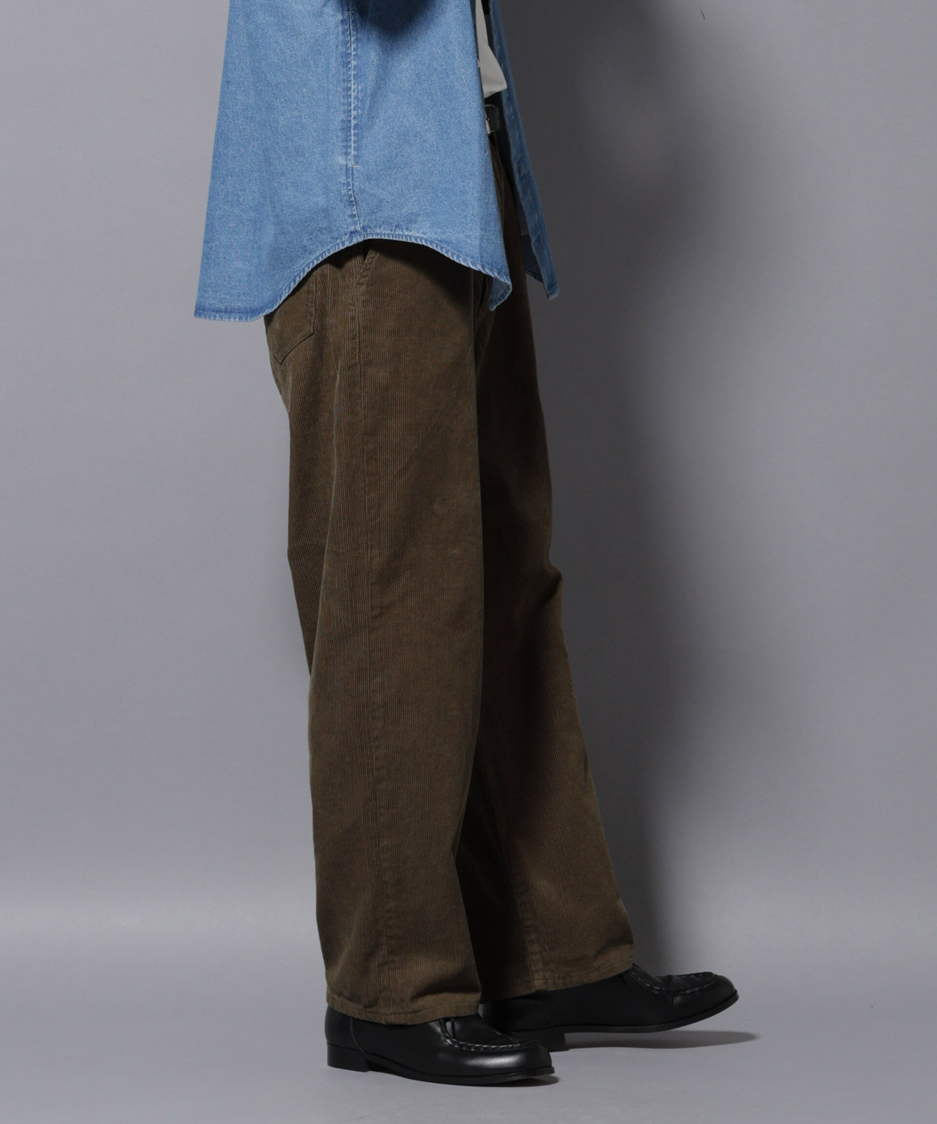 nano･universe「コーデュロイイージーバギーパンツ」|チノ|