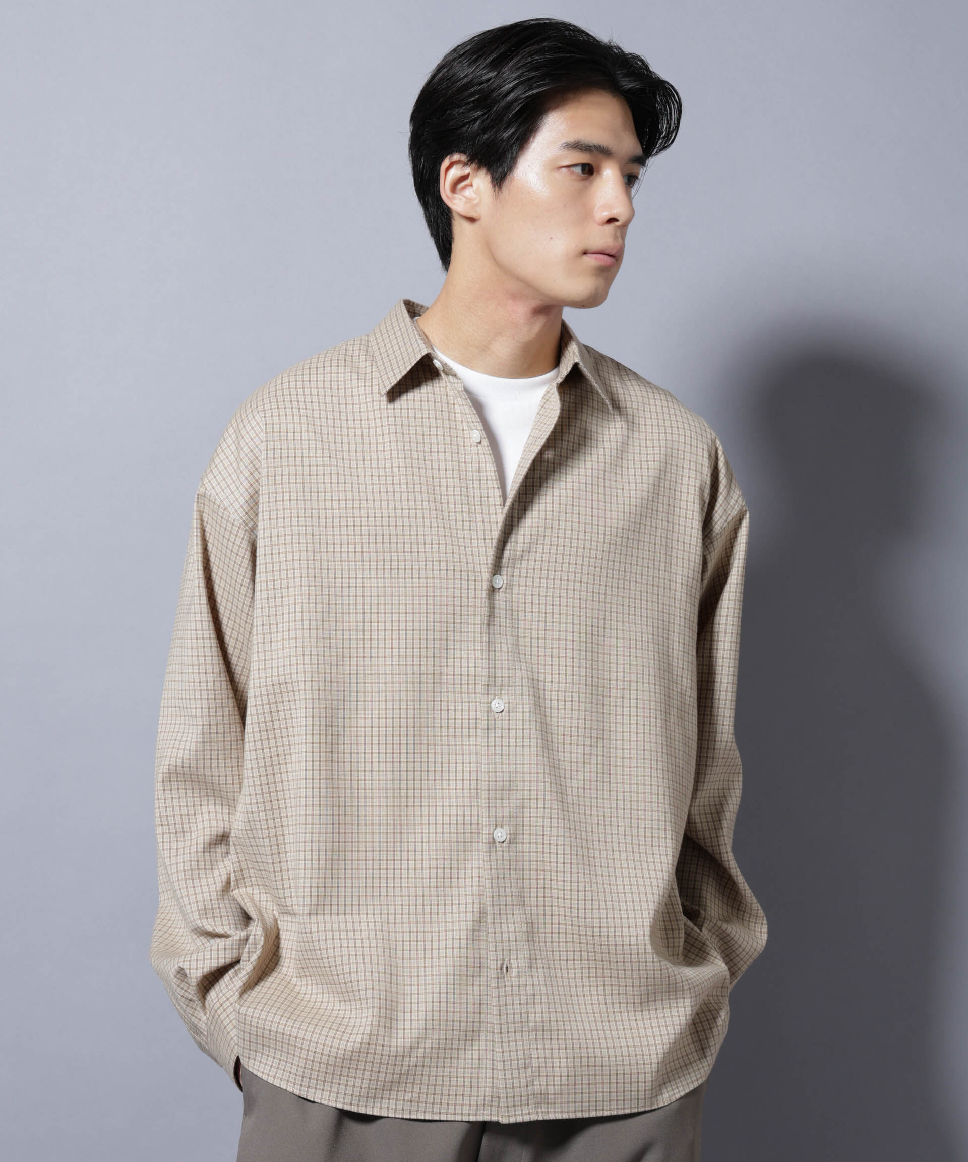 nano･universe「グランパチェックシャツ」|シャツ・ブラウス|