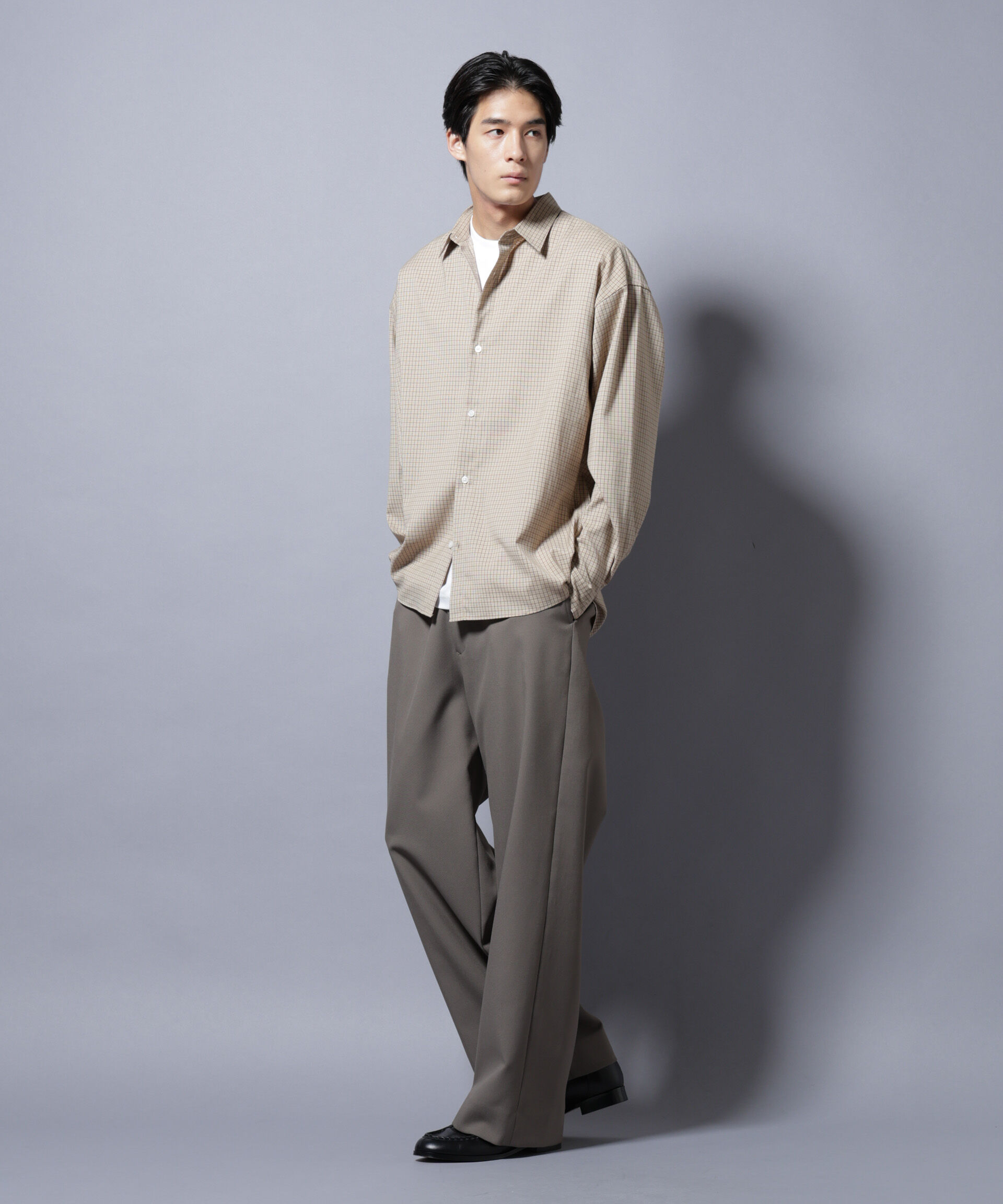 nano･universe「グランパチェックシャツ」|シャツ・ブラウス|