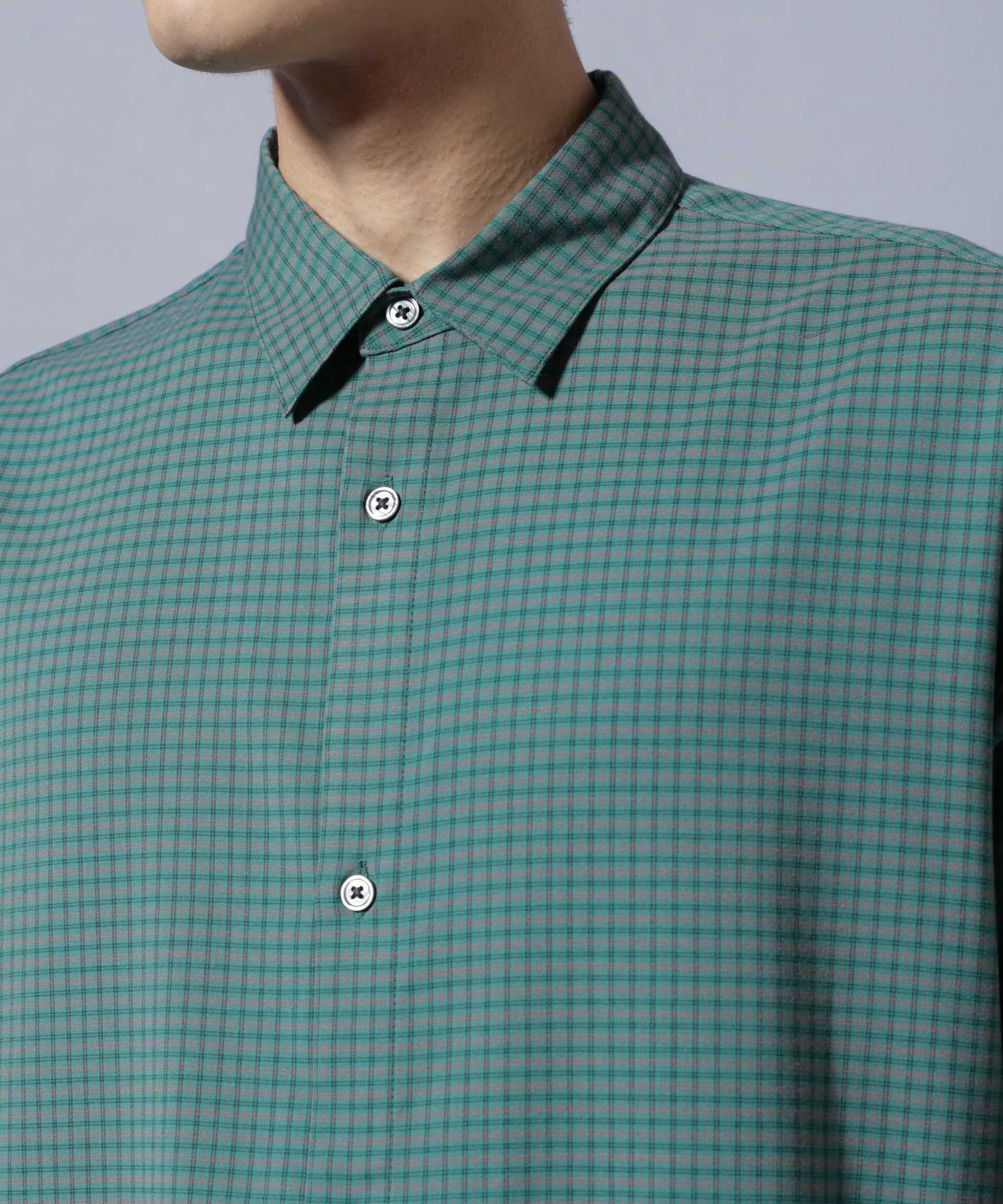 nano･universe「グランパチェックシャツ」|シャツ・ブラウス|