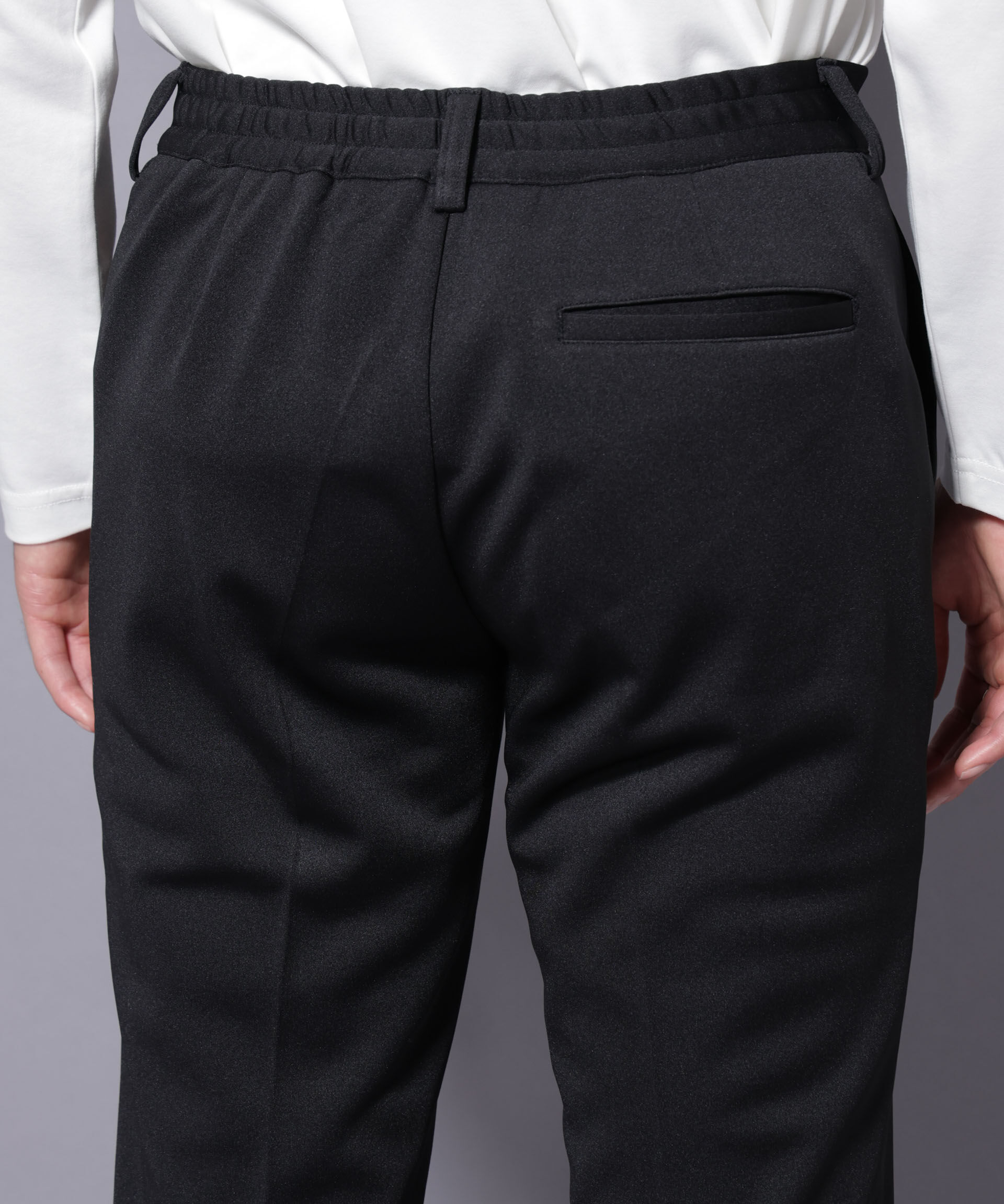 nano･universe「｢MC｣coveross(R) フリースボンディングイージースラックス」|チノ|