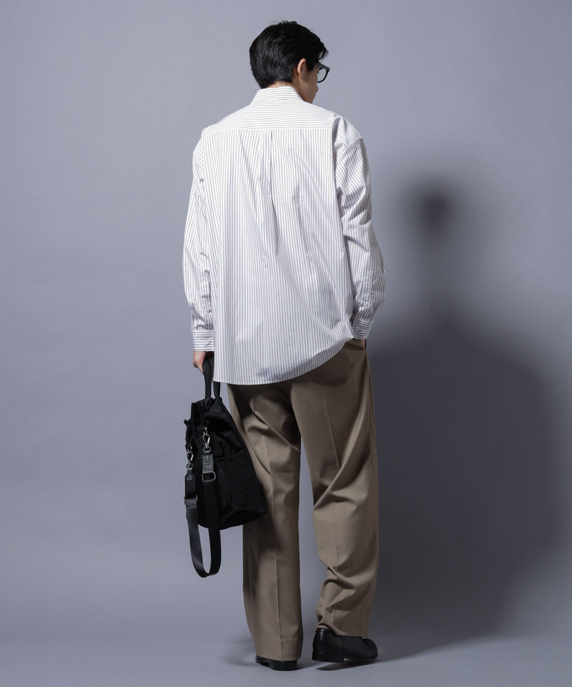 nano･universe「｢SIDOGRAS-VENICE｣ オルタネイトストライプシャツ」|シャツ・ブラウス|