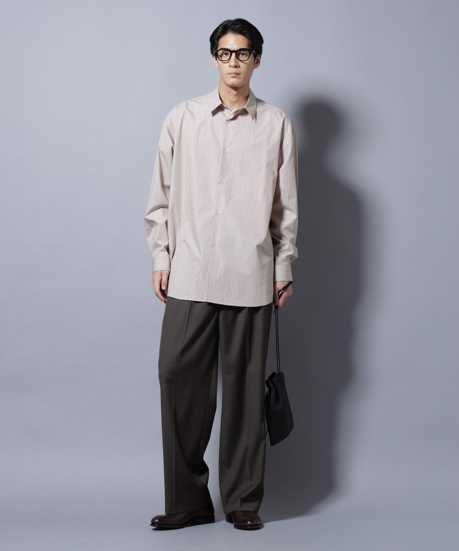 nano･universe「｢SIDOGRAS-VENICE｣ オルタネイトストライプシャツ」|シャツ・ブラウス|