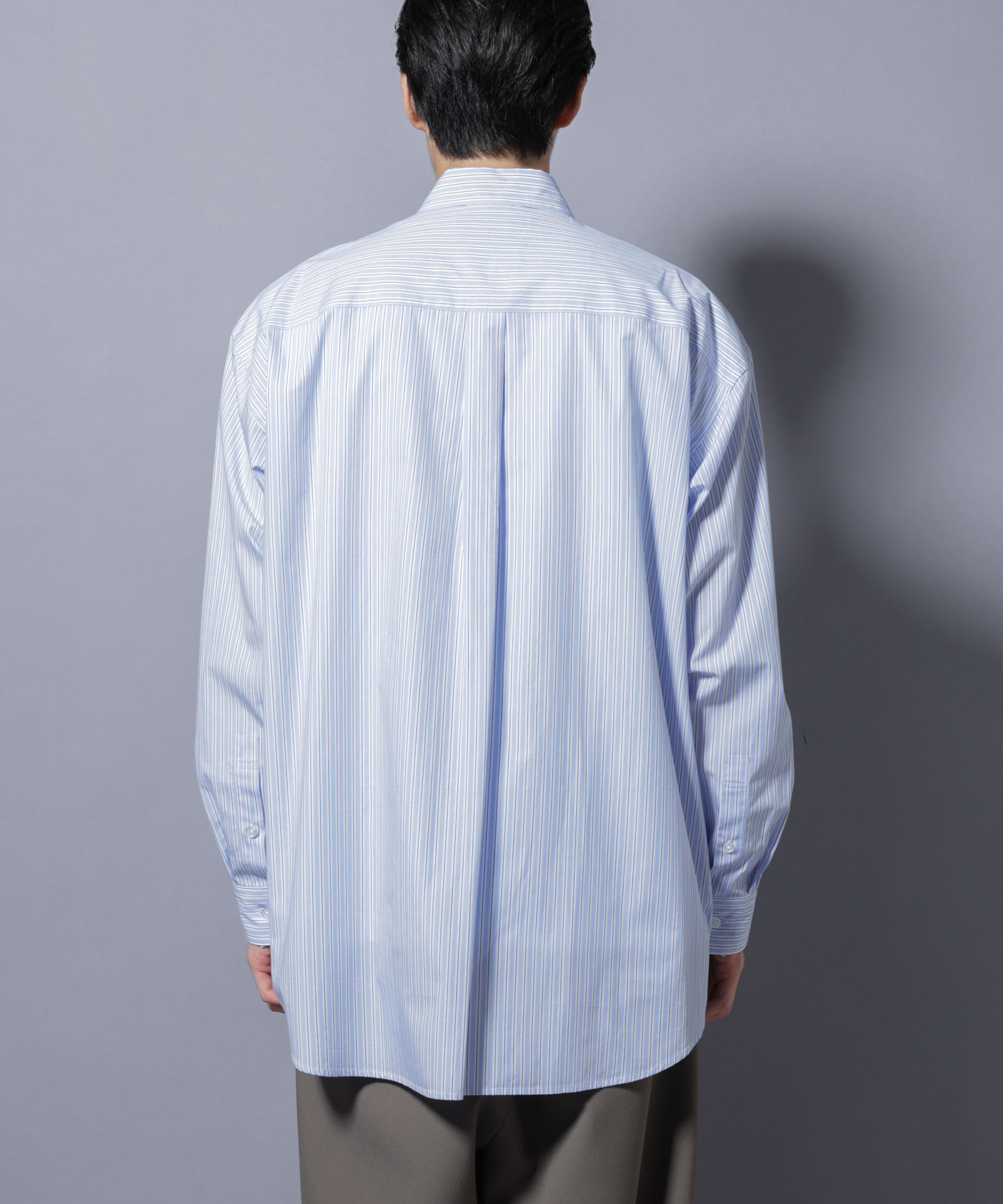 nano･universe「｢SIDOGRAS-VENICE｣ オルタネイトストライプシャツ」|シャツ・ブラウス|