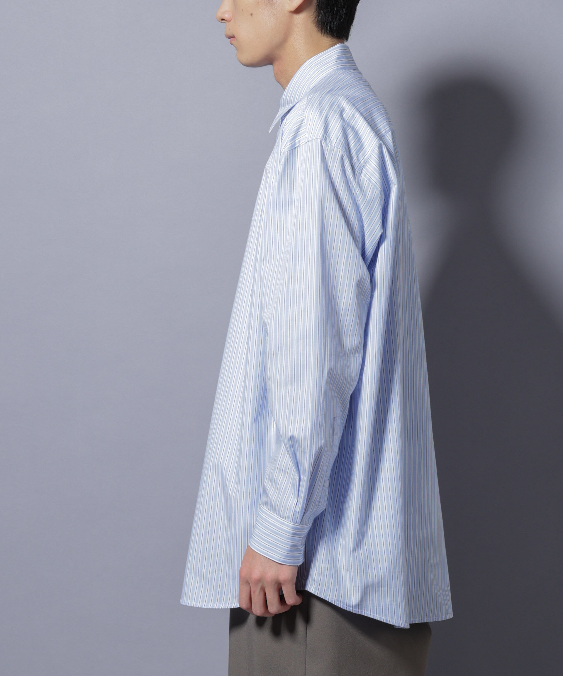 nano･universe「｢SIDOGRAS-VENICE｣ オルタネイトストライプシャツ」|シャツ・ブラウス|