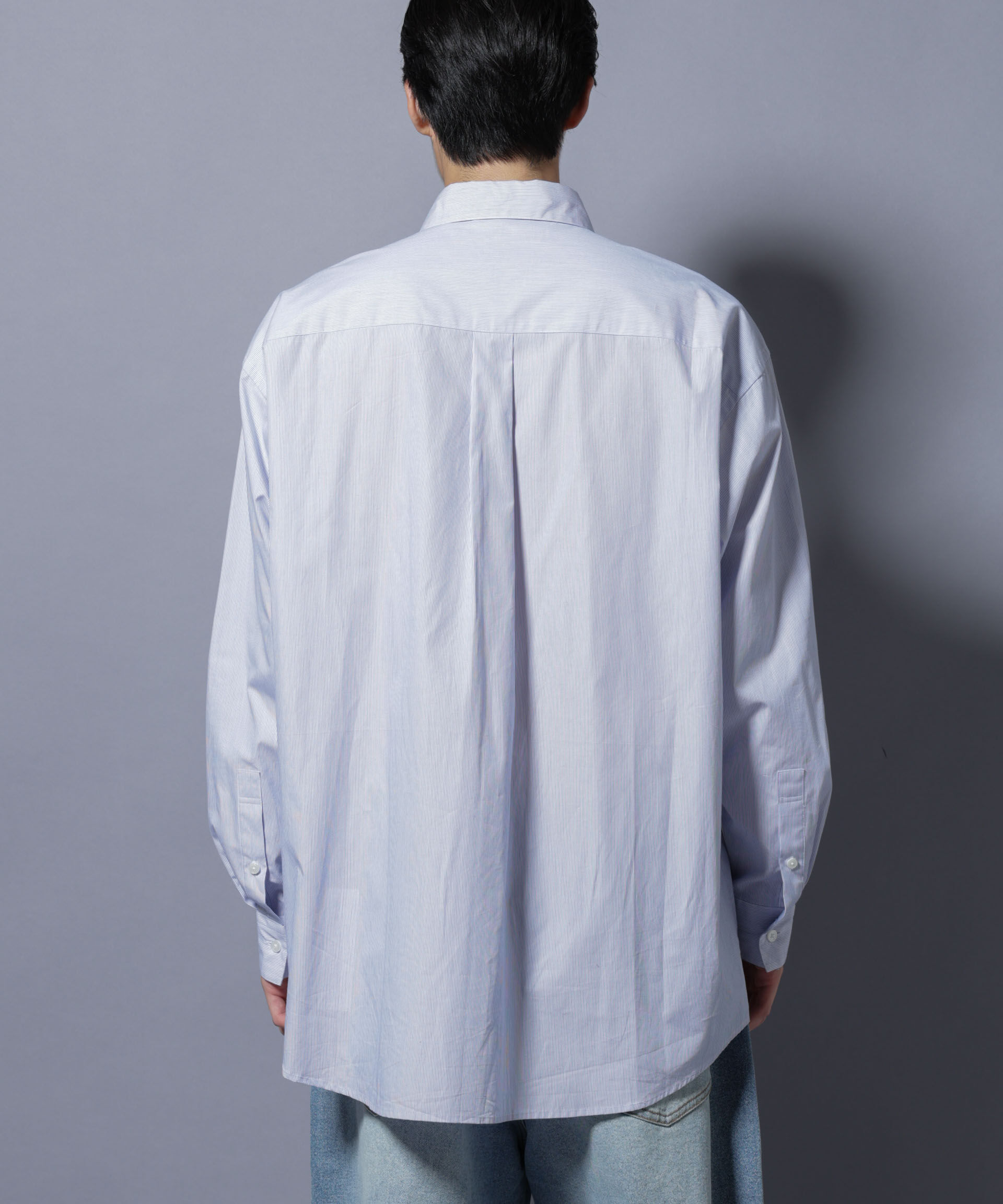 nano･universe「｢SIDOGRAS-SIDOPOPEL｣ マイクロストライプシャツ」|シャツ・ブラウス|