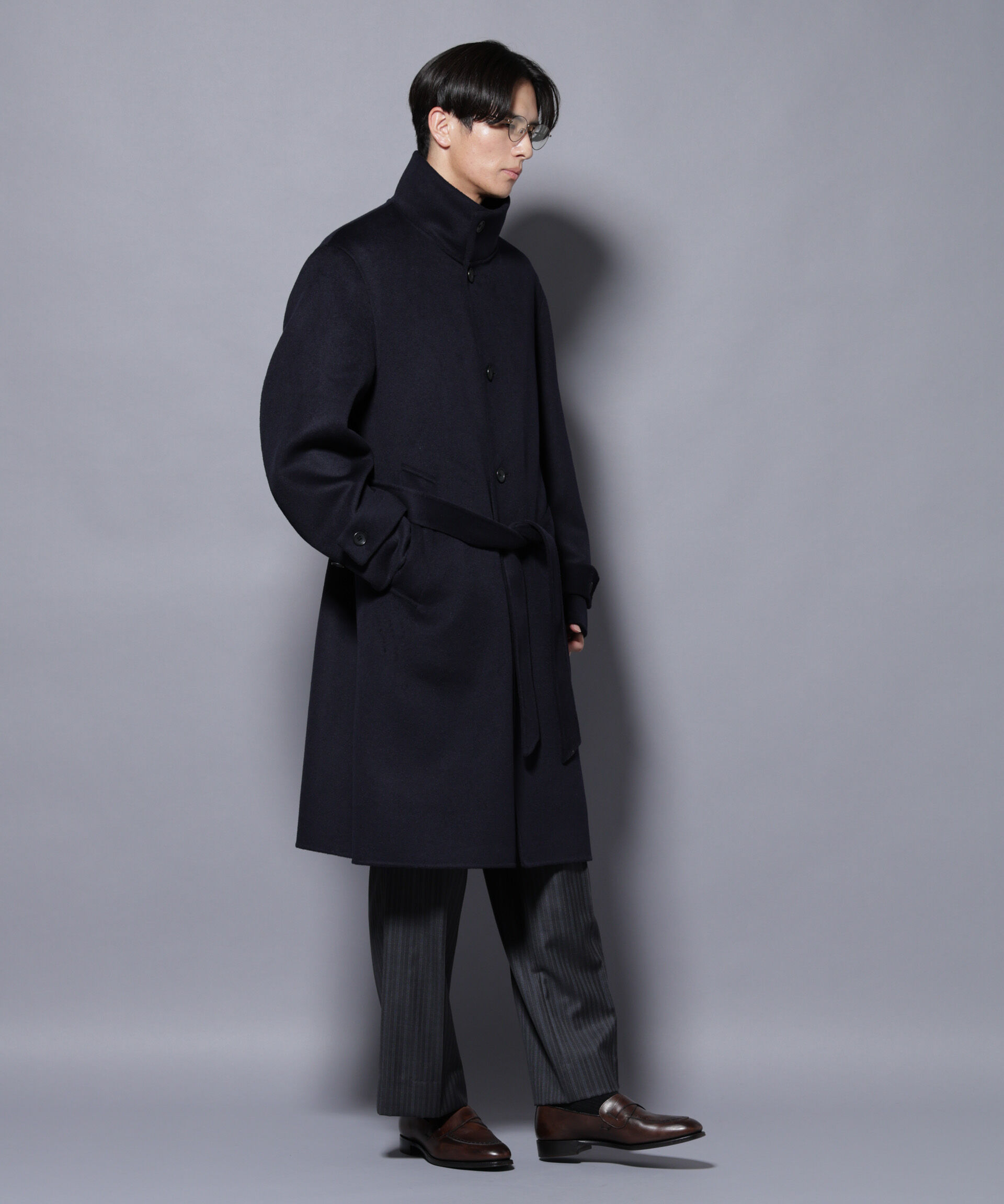 nano･universe「ウールリバースタンドベルテッドコート」|その他|