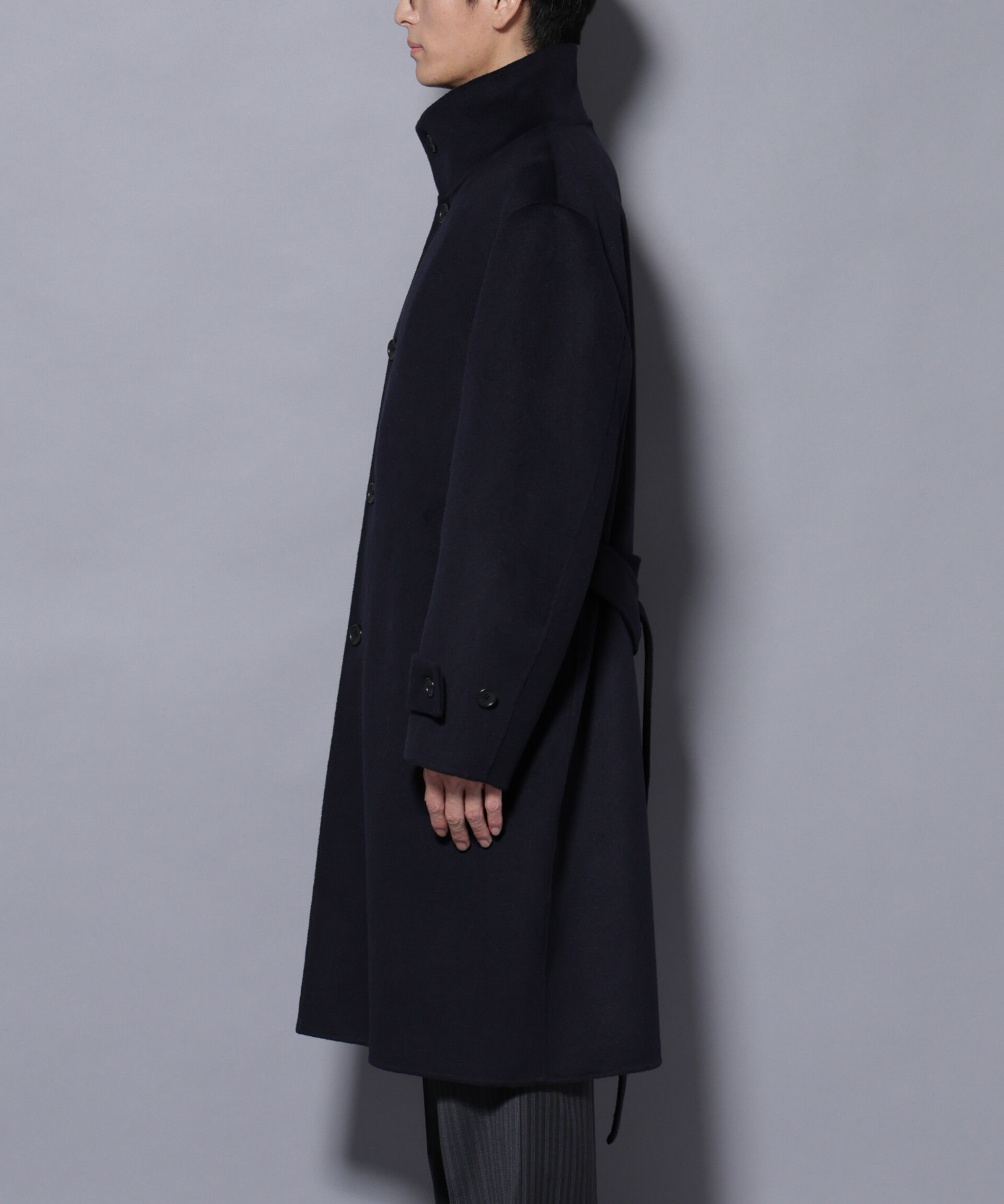 nano･universe「ウールリバースタンドベルテッドコート」|その他|