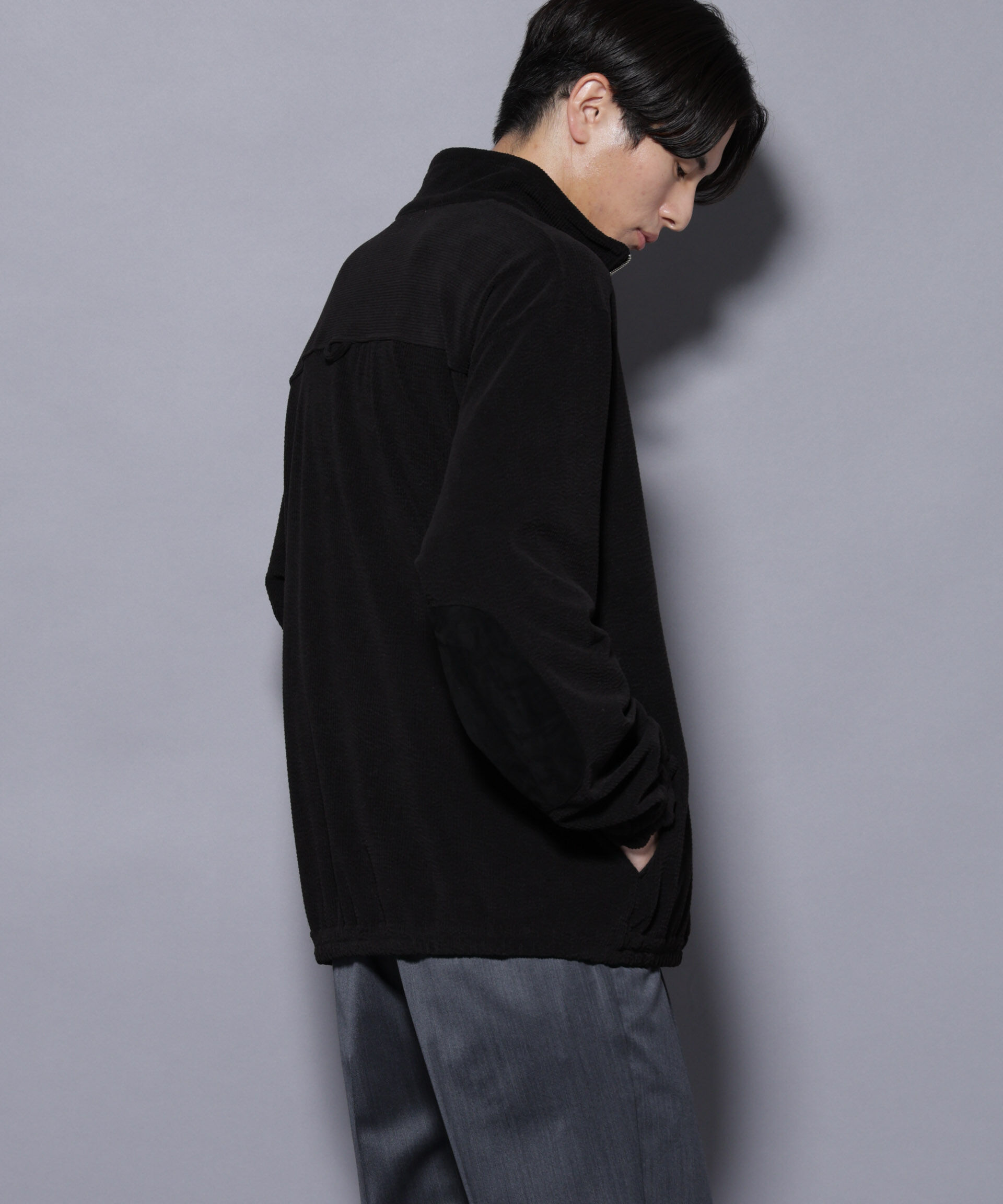 nano･universe「モールJQDコーデュロイハーフジッププルオーバー」|Tシャツ・カットソー|