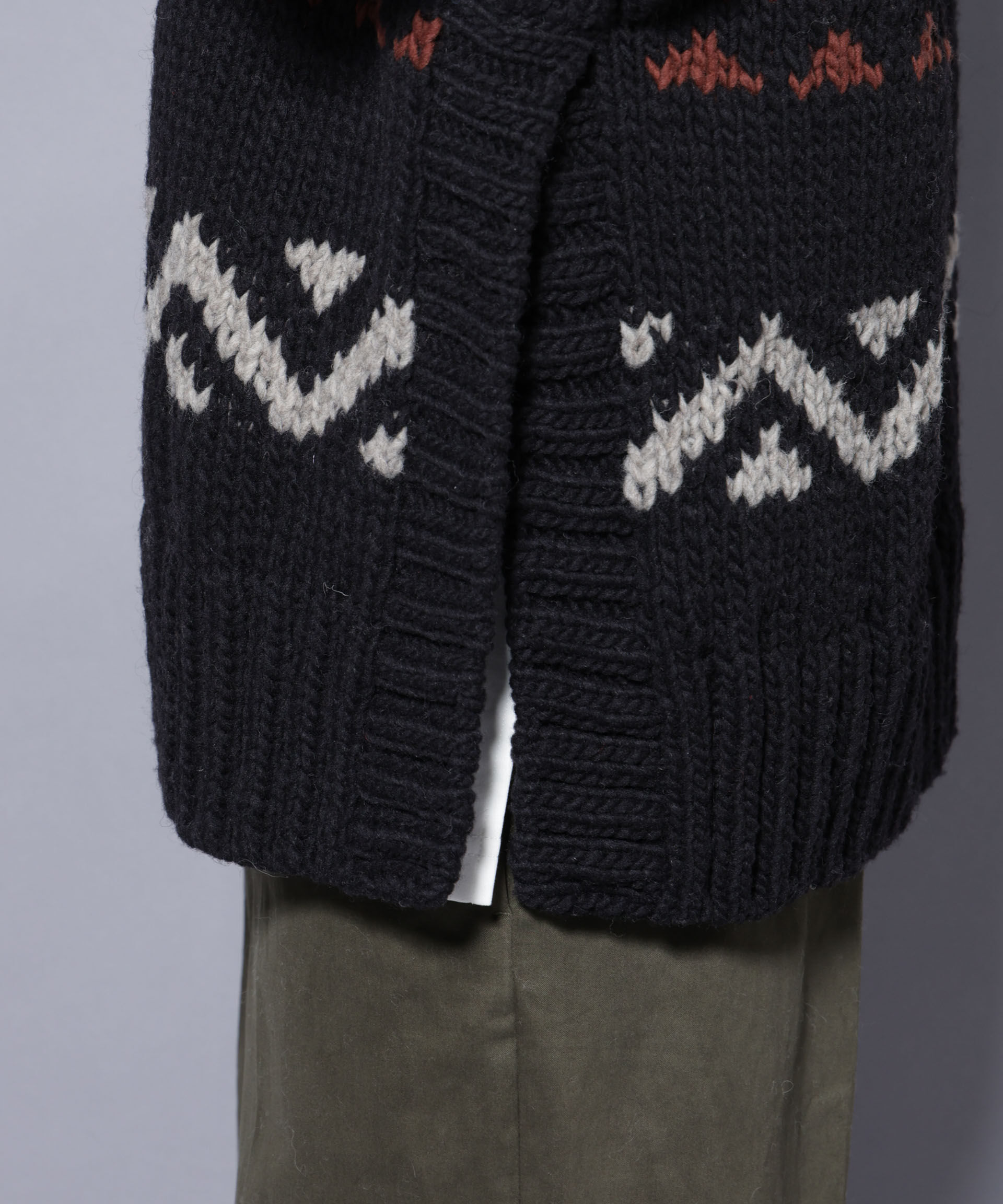 nano･universe「ペルー産ハンドニットベスト」|ニット・セーター|